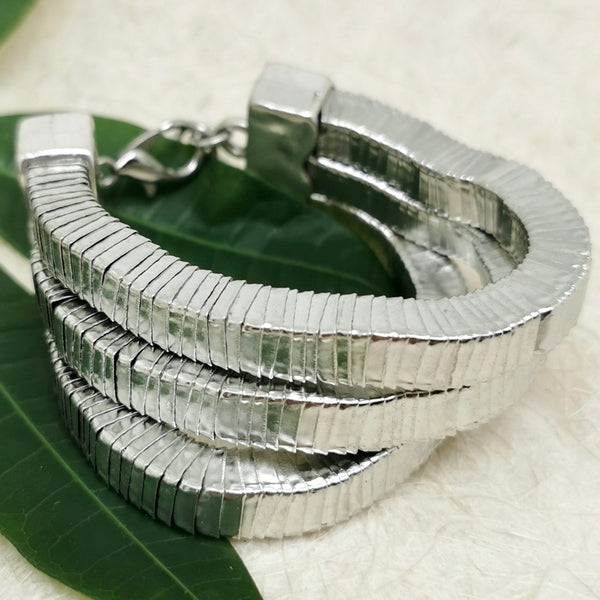 Mosaic Silver Bracelet
