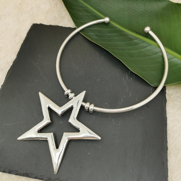 Star Silver Choker