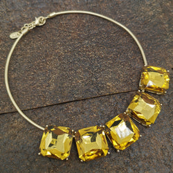 Citrine Gold Necklace