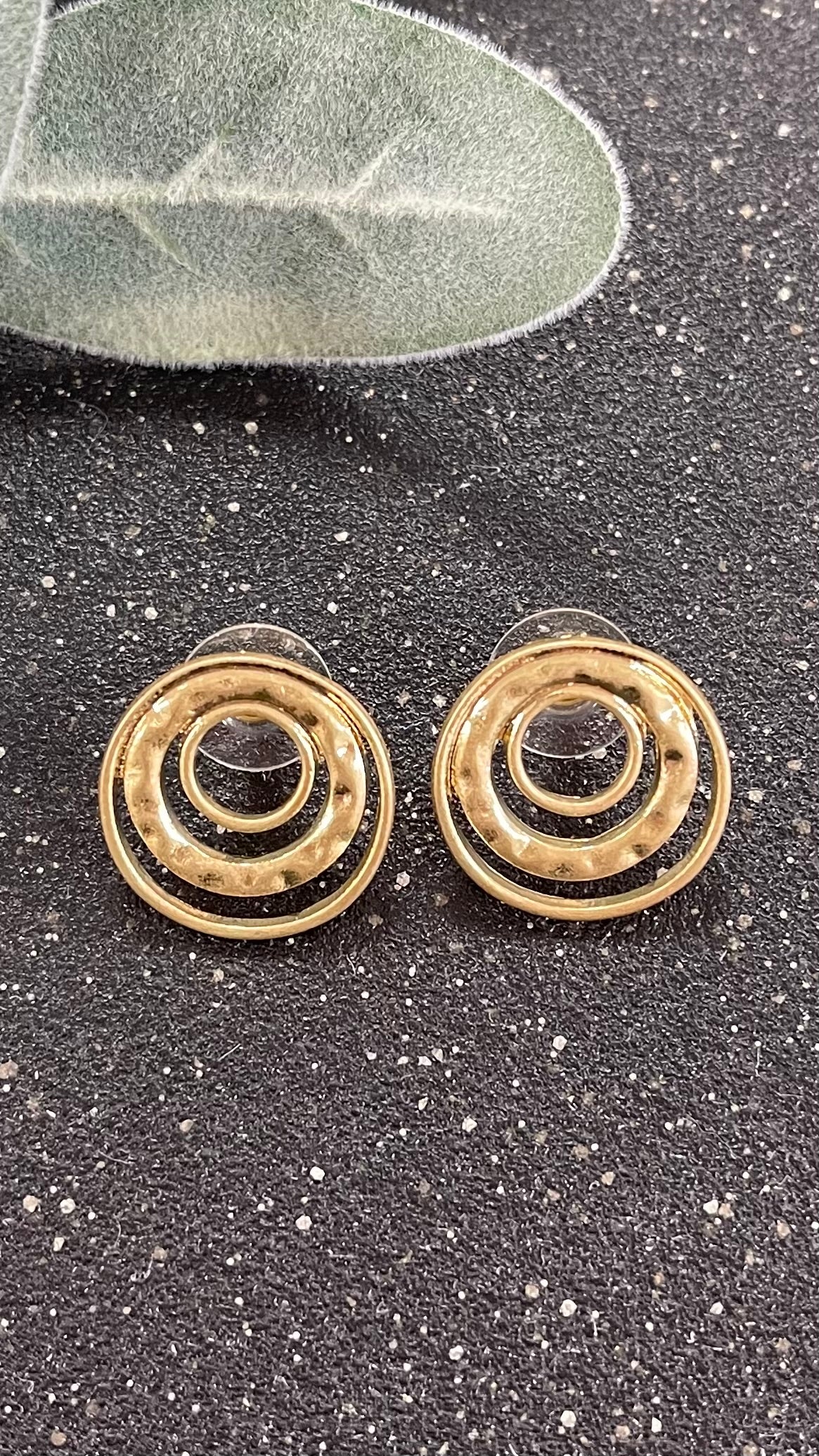 Circles Gold Earrings