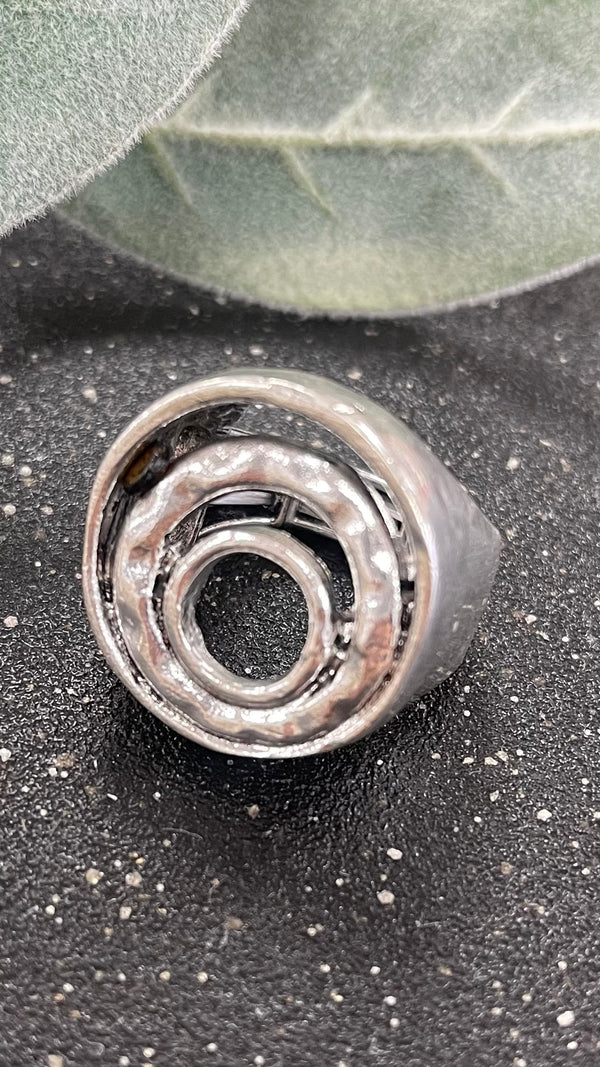 Circles Silver Ring