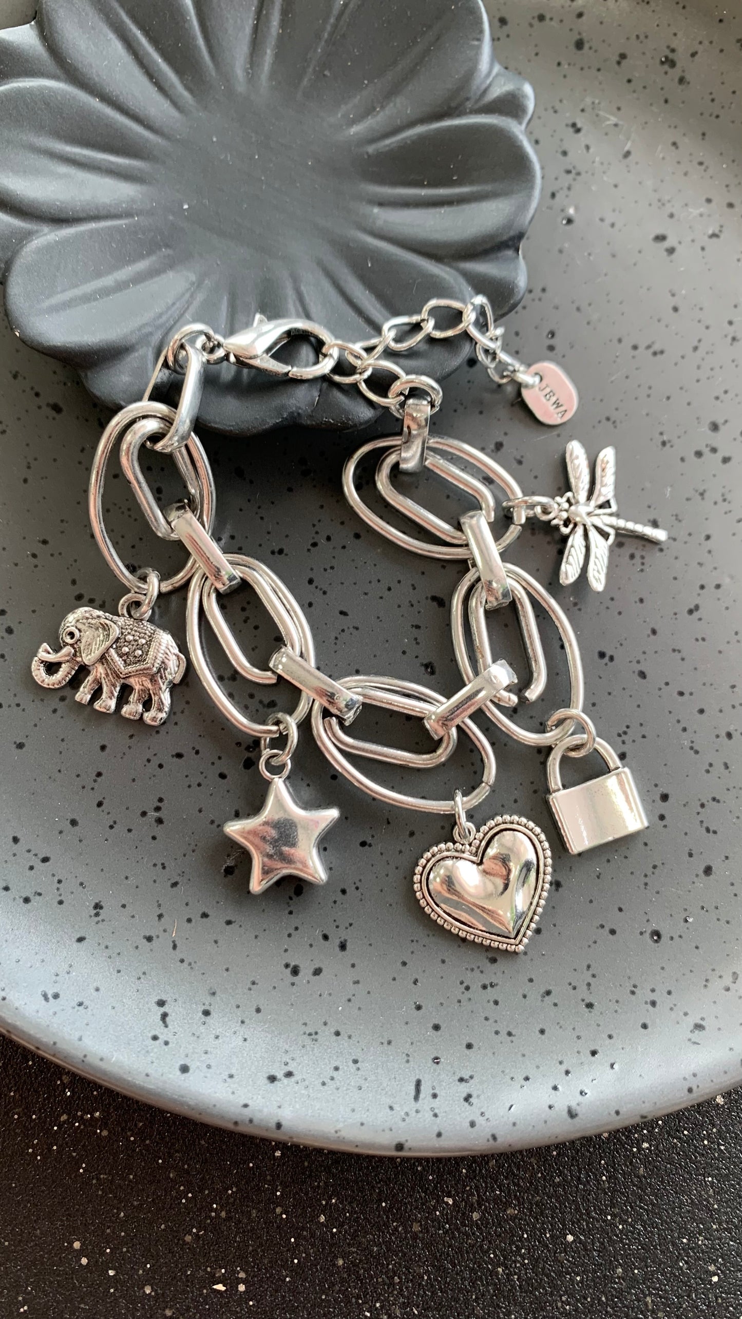 Silver Charms Bracelet