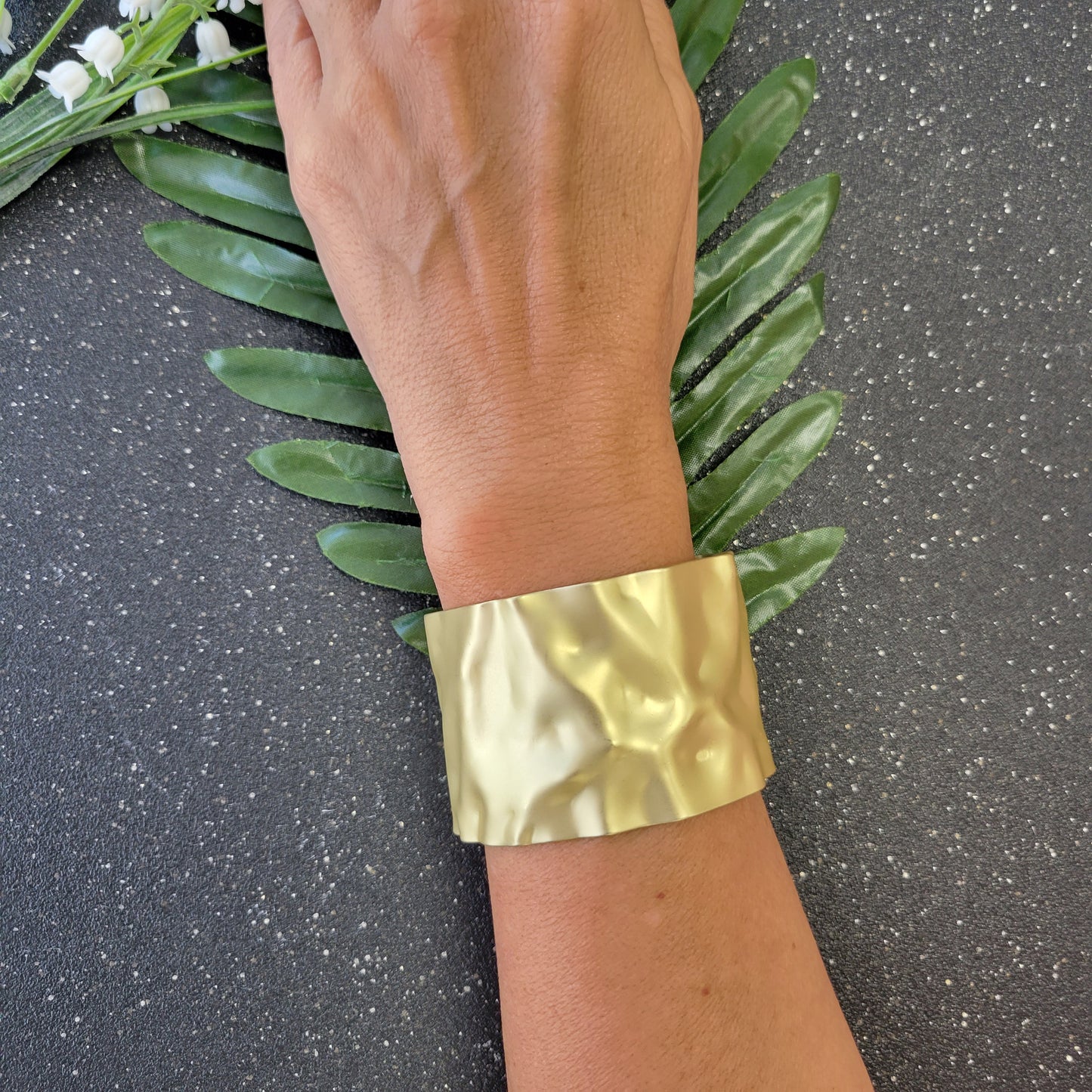 Wrink Gold Bracelet