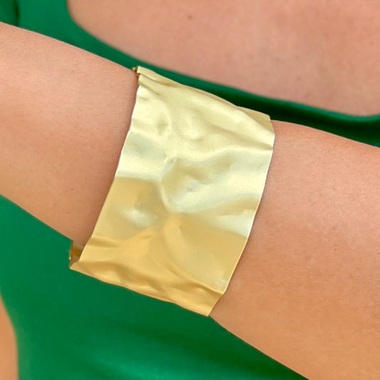 Wrink Gold Bracelet