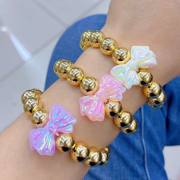 Gold Bracelet With Bow