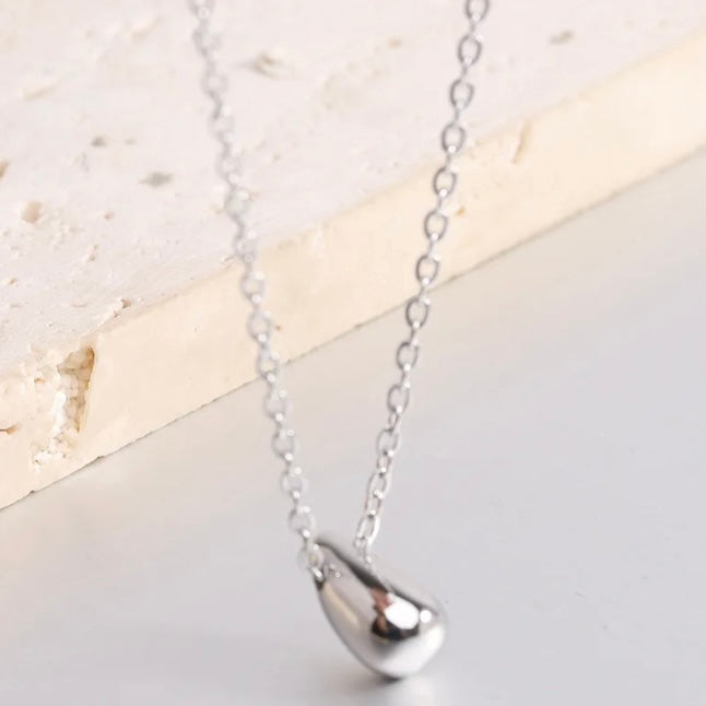 Full Drop Silver Necklace