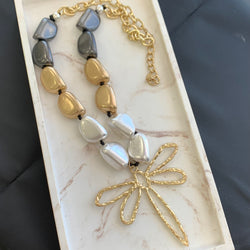 3 Colors Dragonfly Necklace