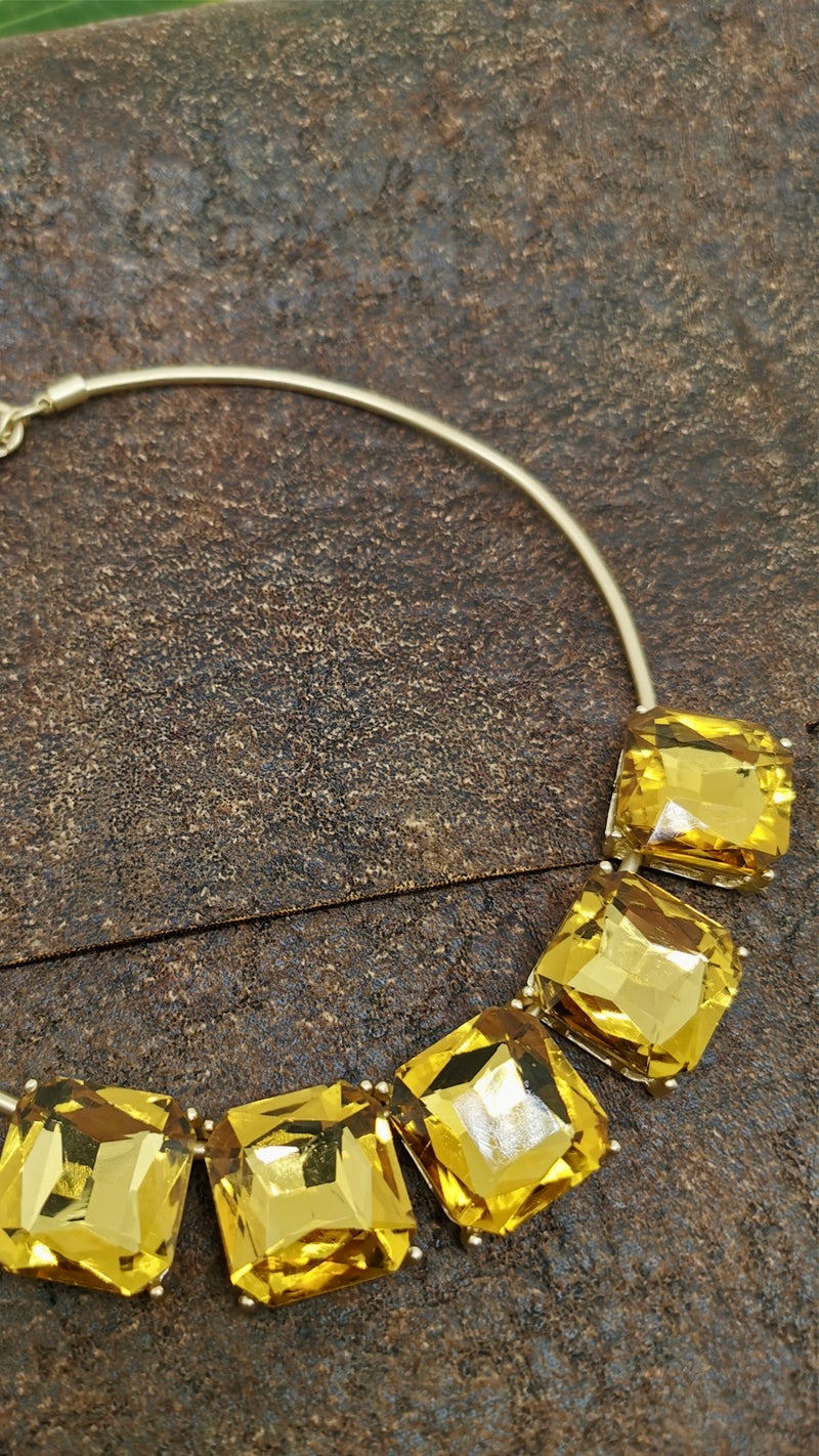 Citrine Gold Necklace