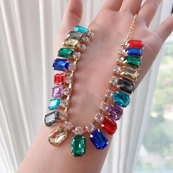 Colorful Quartz Necklace