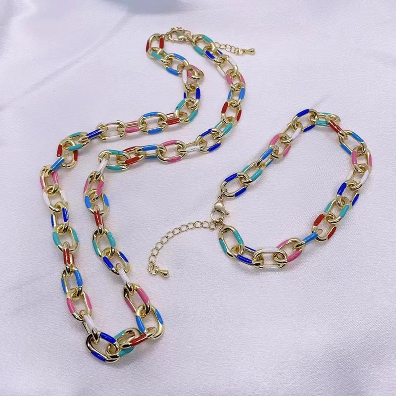 Differents Colors of Chains Necklace