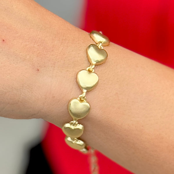 Hearts Lane Gold Bracelet