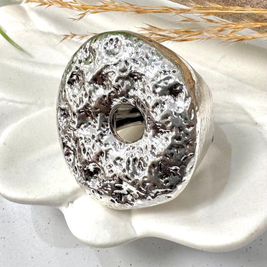 Round Silver Ring