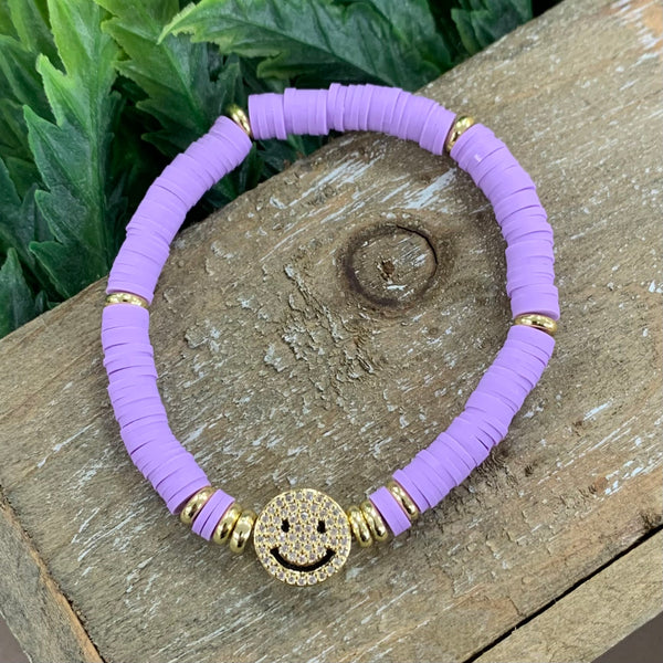 Heishi Beads Smile Bracelet