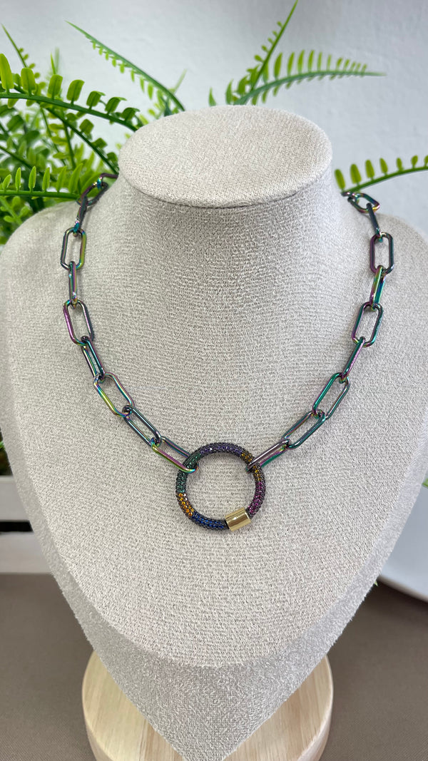 Litmus With One Circle Necklace