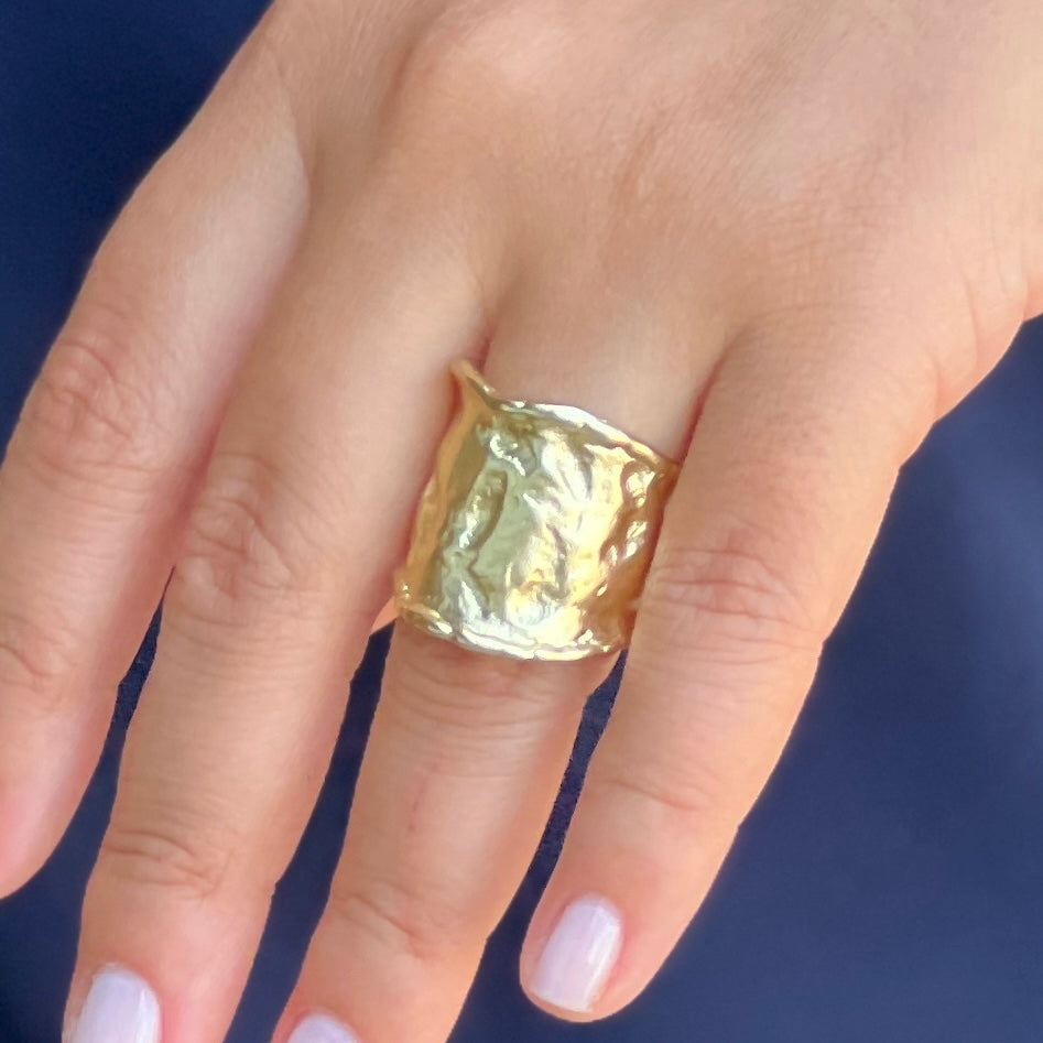 Wrink Gold Ring