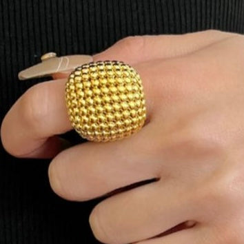 Square Shape Gold Ring