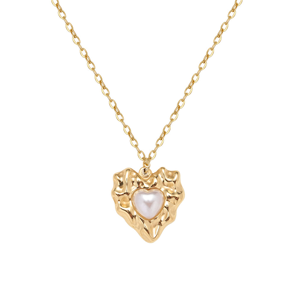 Heartbead Gold Necklace