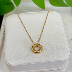 Donut Gold Necklace