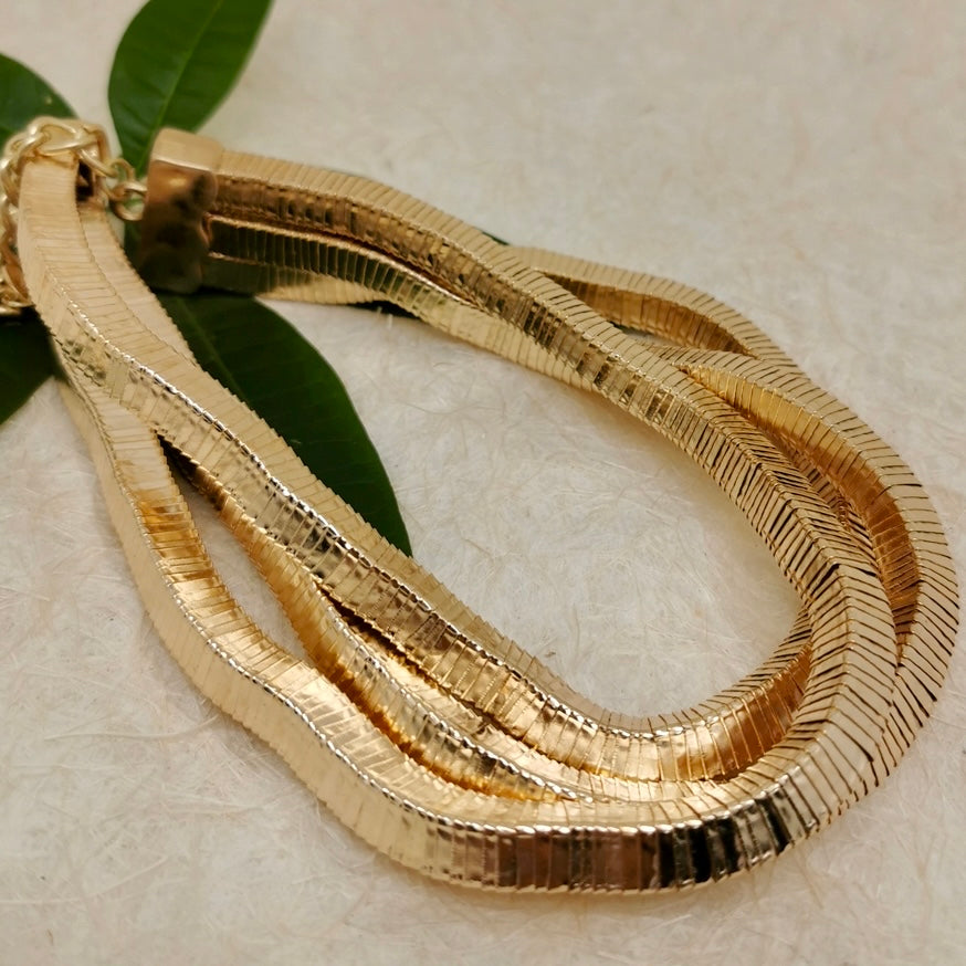 Mosaic Gold Necklace