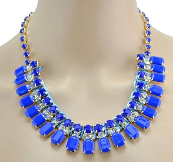 Royal Blue Quartz Necklace