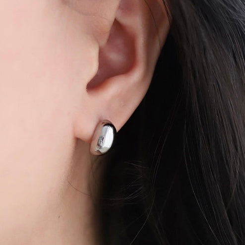 Micro Silver Stud Earrings