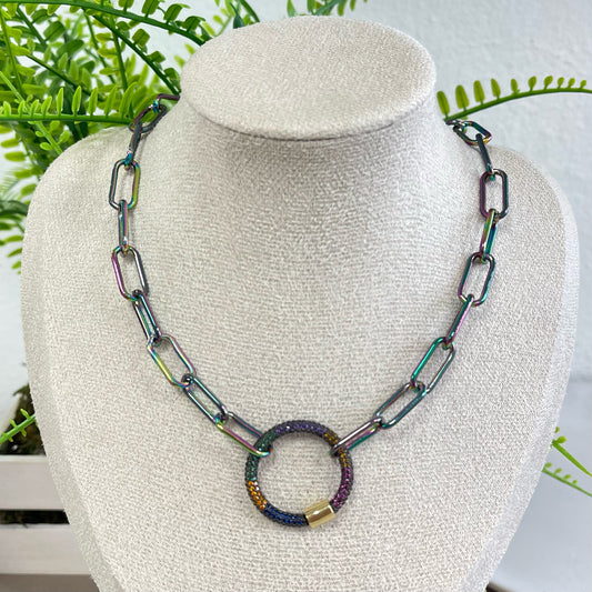 Litmus With One Circle Necklace