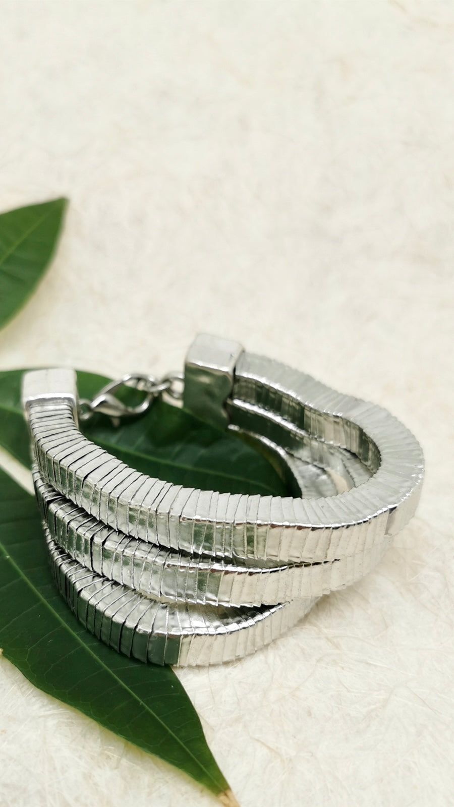 Mosaic Silver Bracelet