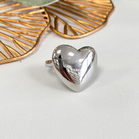 Silver Heart Ring