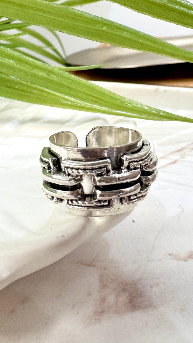 Chain Silver Ring