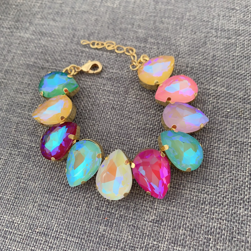 Drops Crystal Colors Bracelet