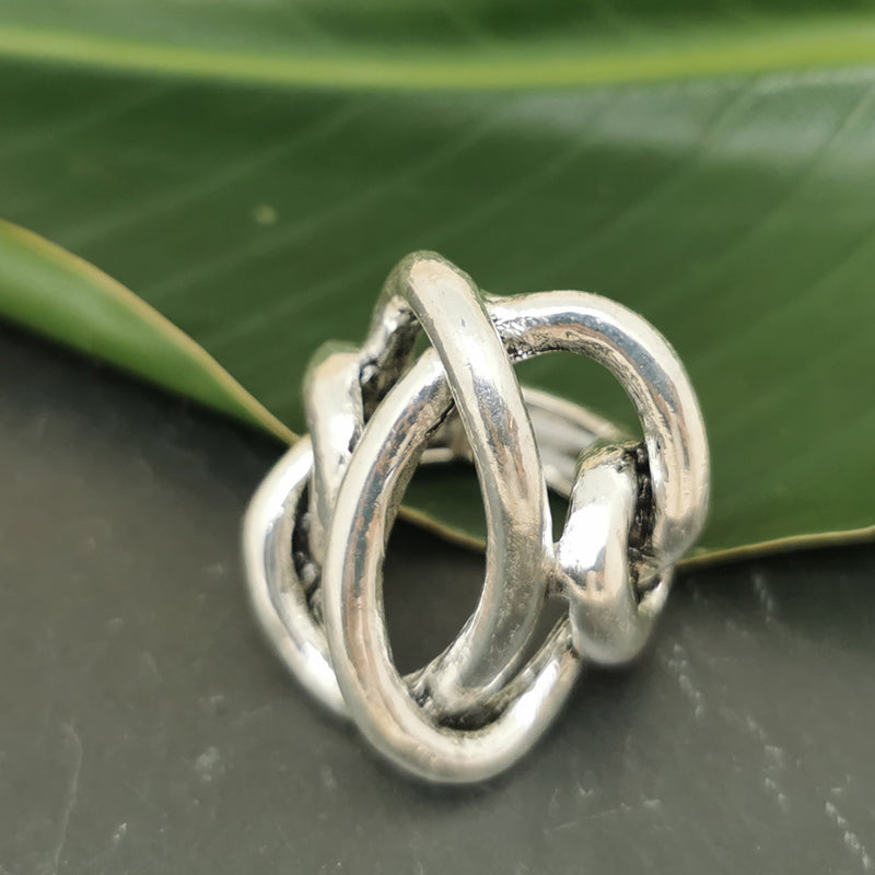 Linear Silver Ring