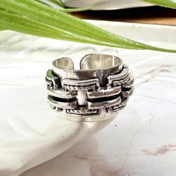 Chain Silver Ring