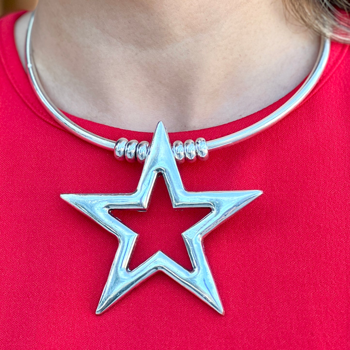 Star Silver Choker