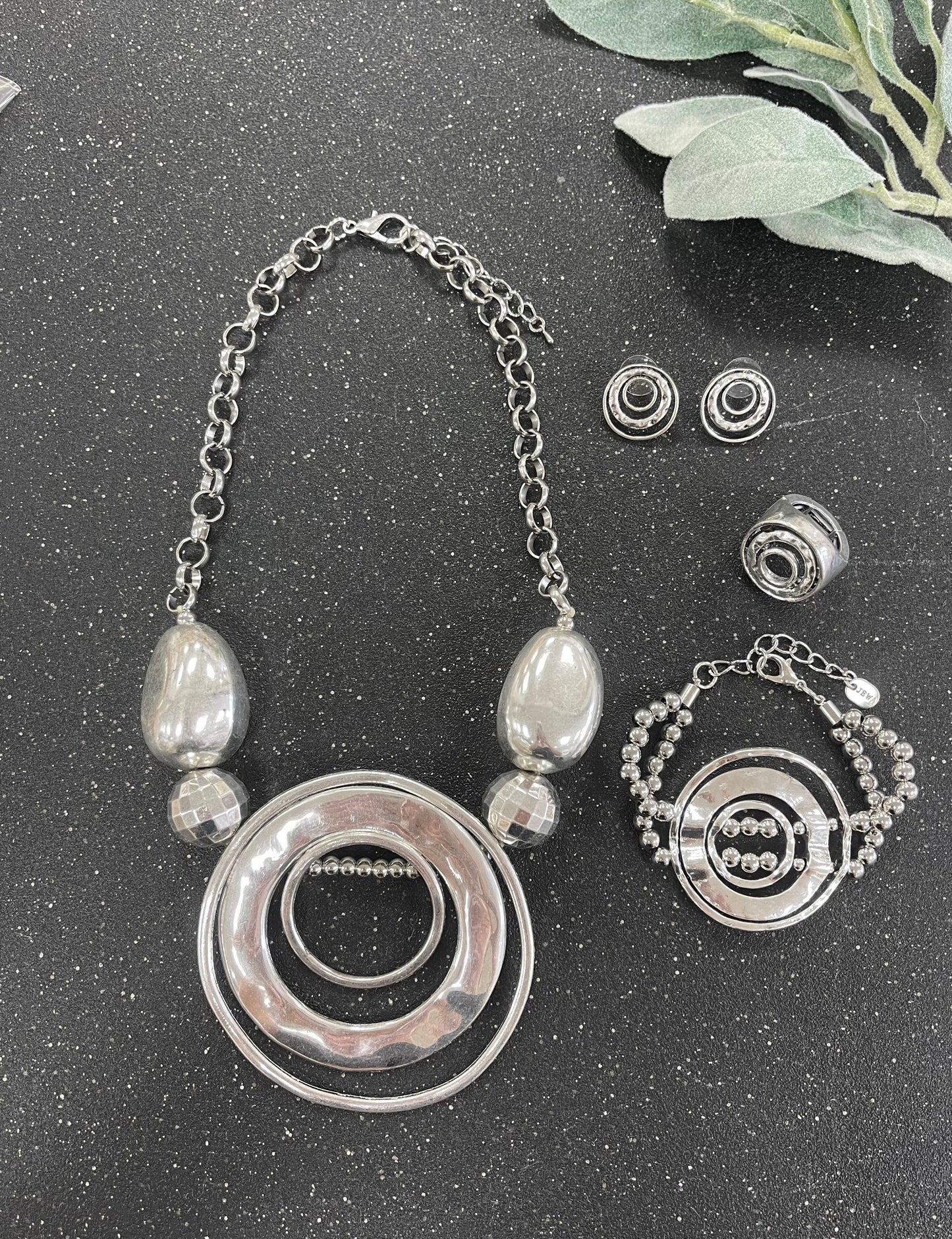 Circles Silver Bracelet