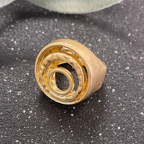 Circles Gold Ring