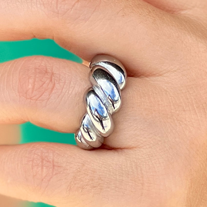 Slice Silver Ring