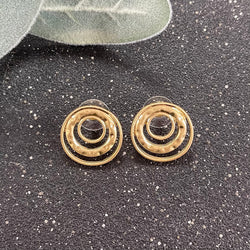 Circles Gold Earrings