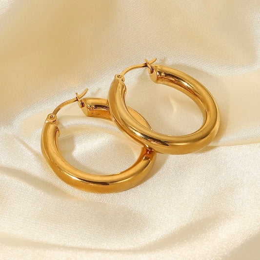 Small Gold Hoop Earring