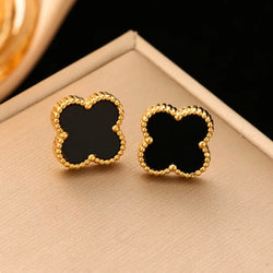 Black Clover Gold Earrings