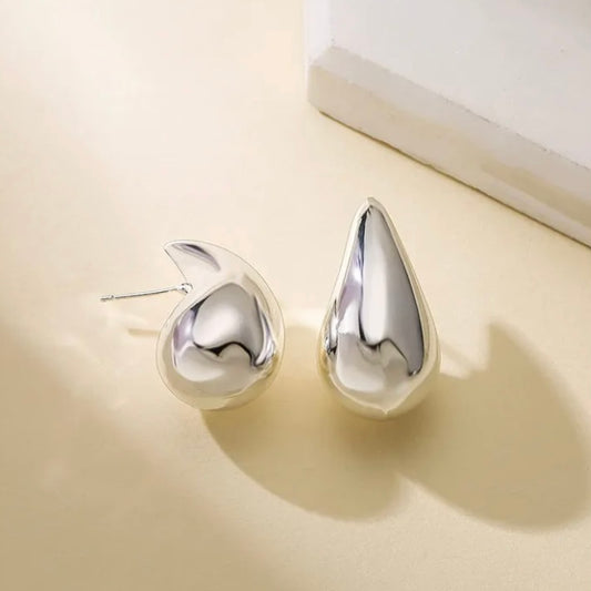 Full Drop Silver Earring