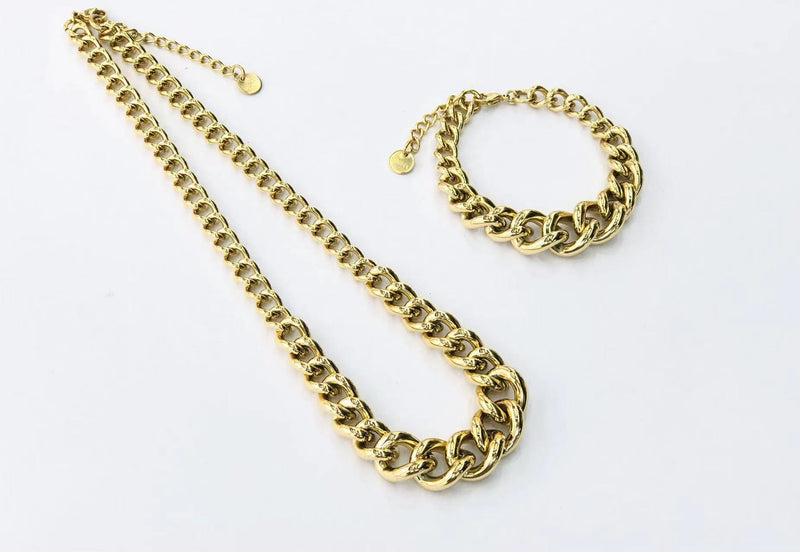 Modern Chain Gold Necklace