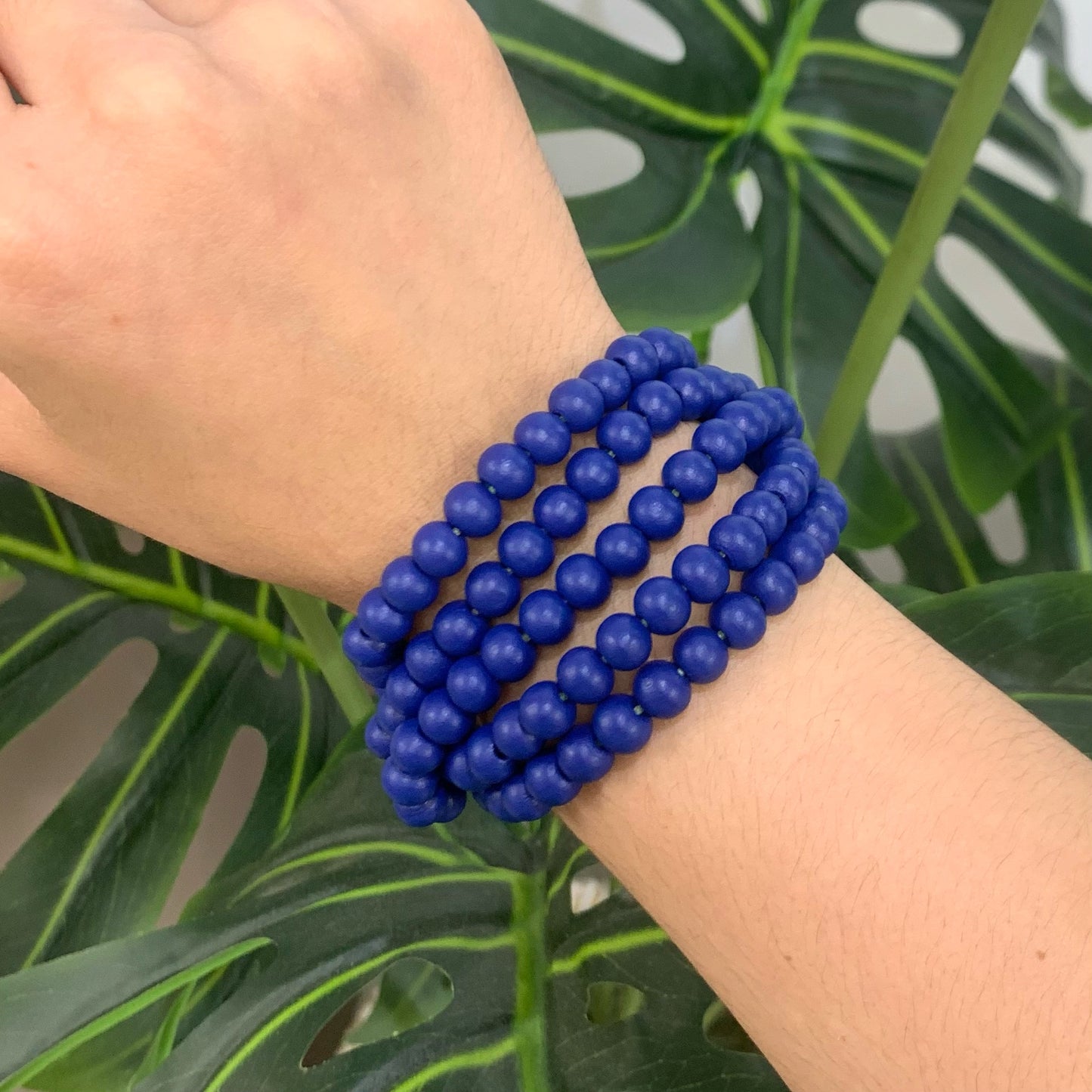 Navy Beads Bracelet