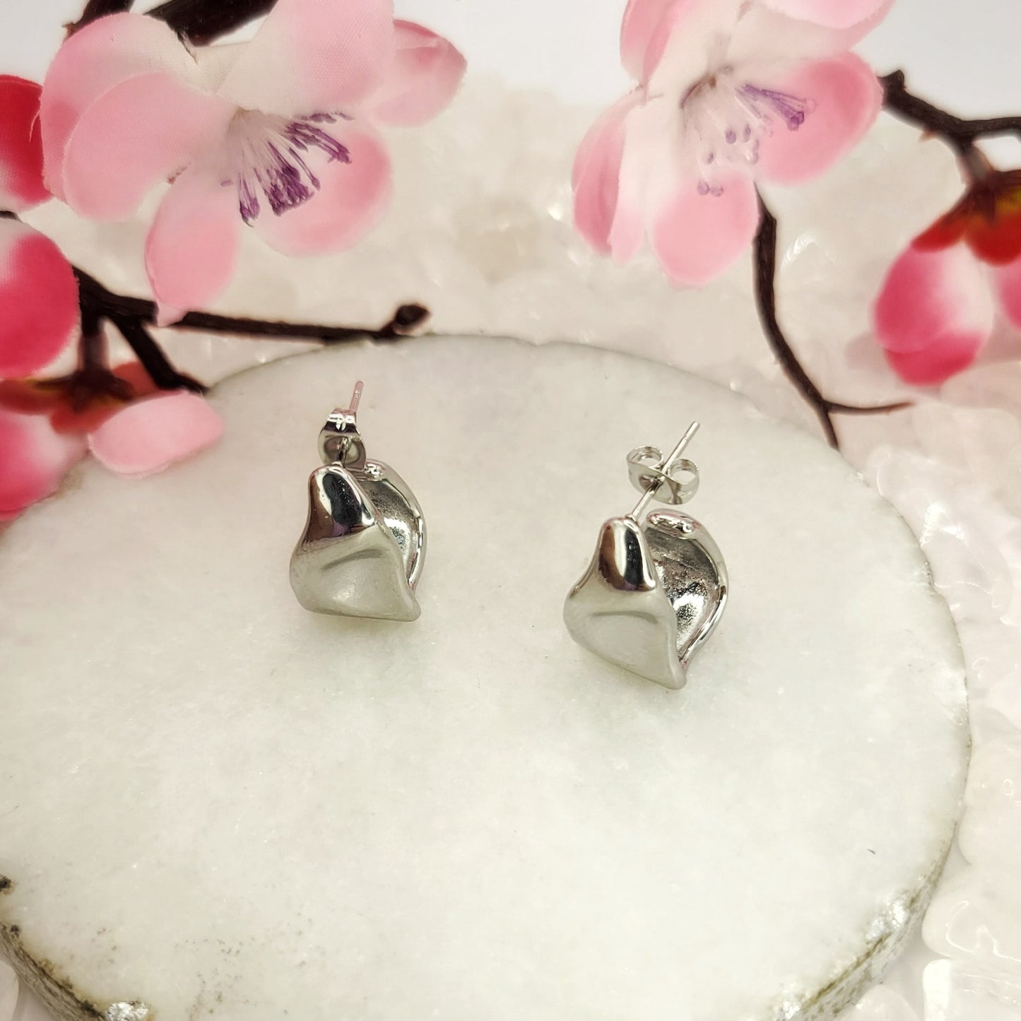 Shell Silver Earring