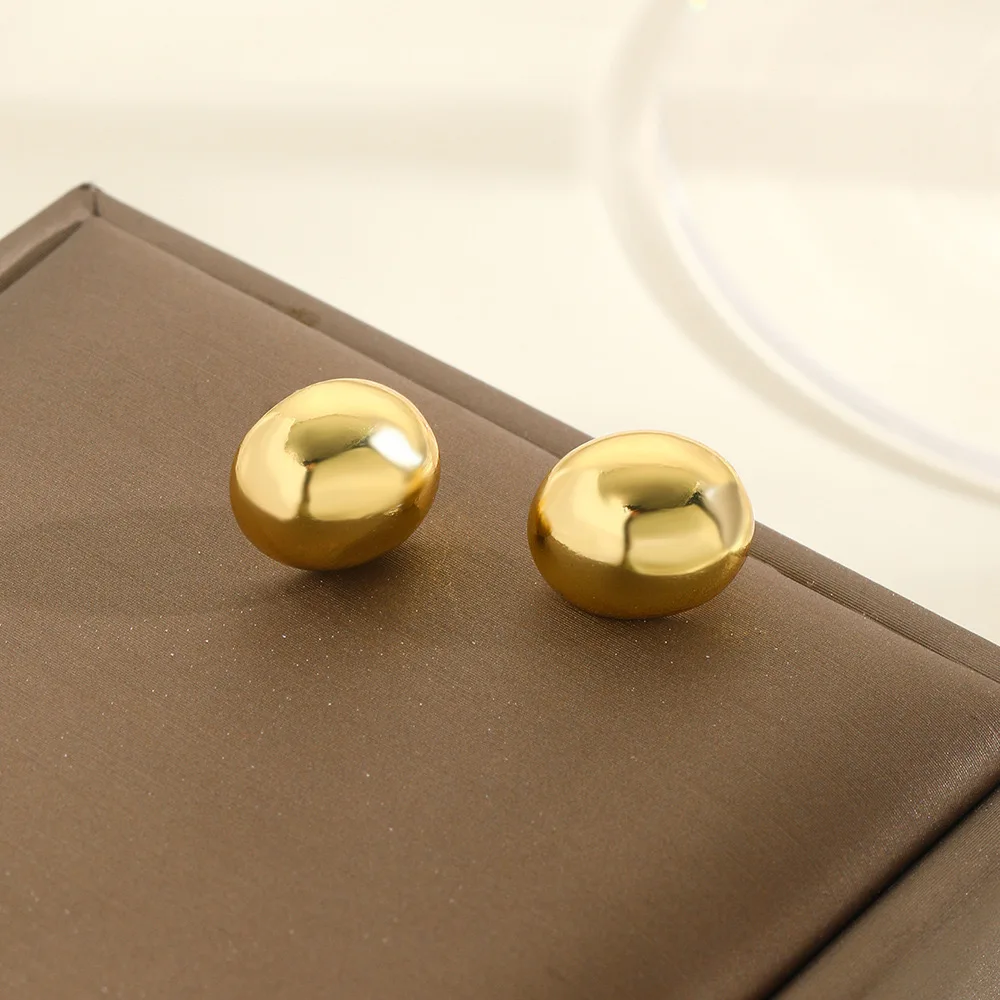 Small Stud Gold Earrings