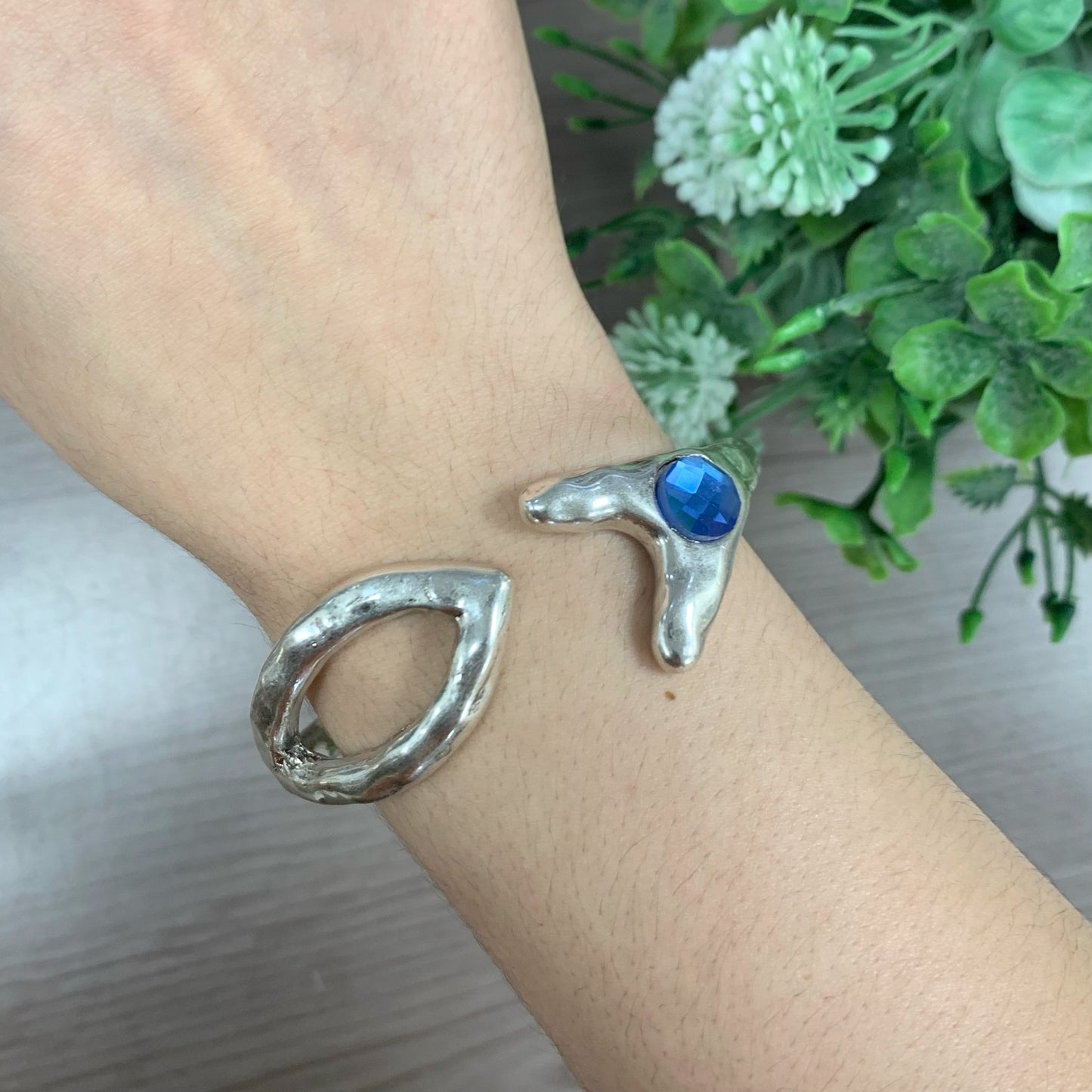 Blue Fish Silver Bracelet