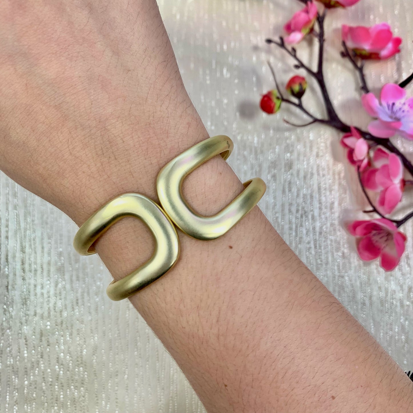 Double Line Gold Bracelet