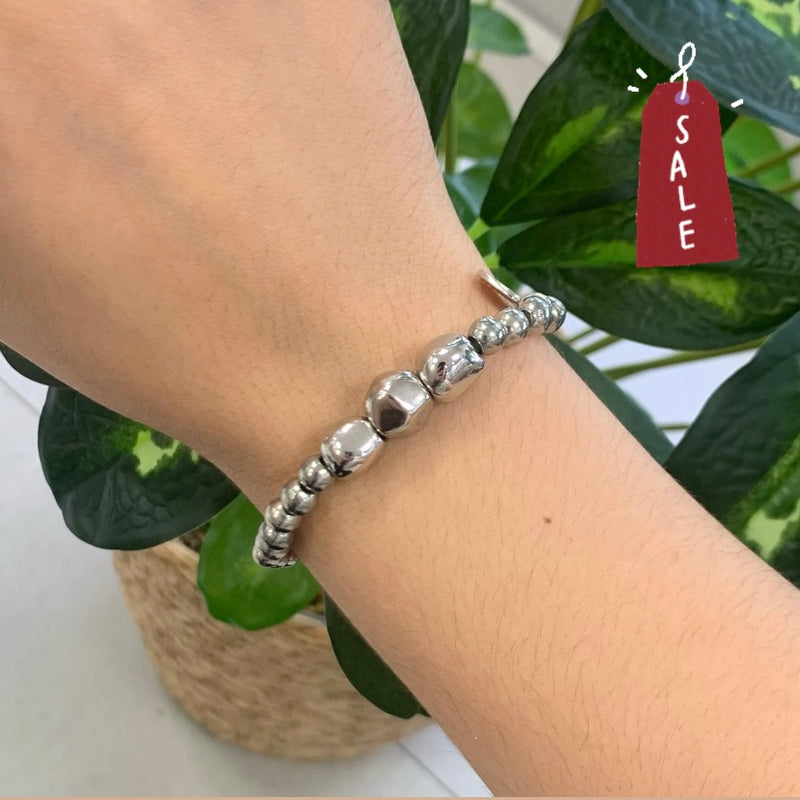 3 Balls Silver Plated Bracelet