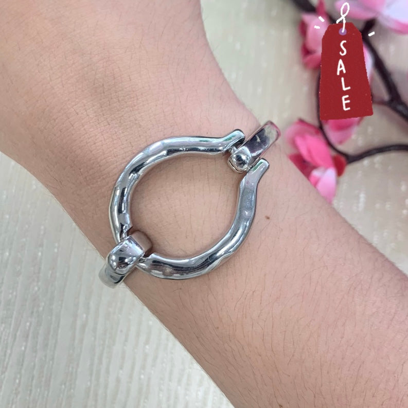 Hoop Bracelet Silver