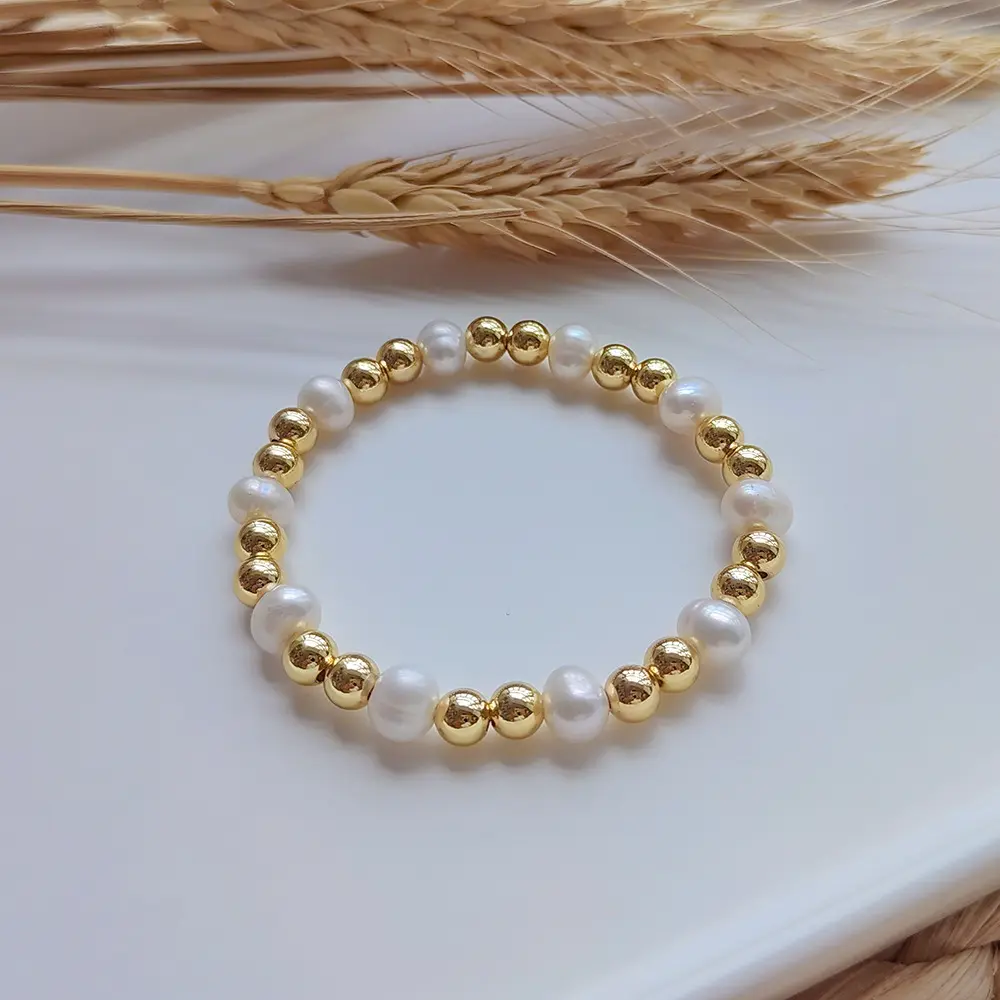 Pearl Globe Bracelet