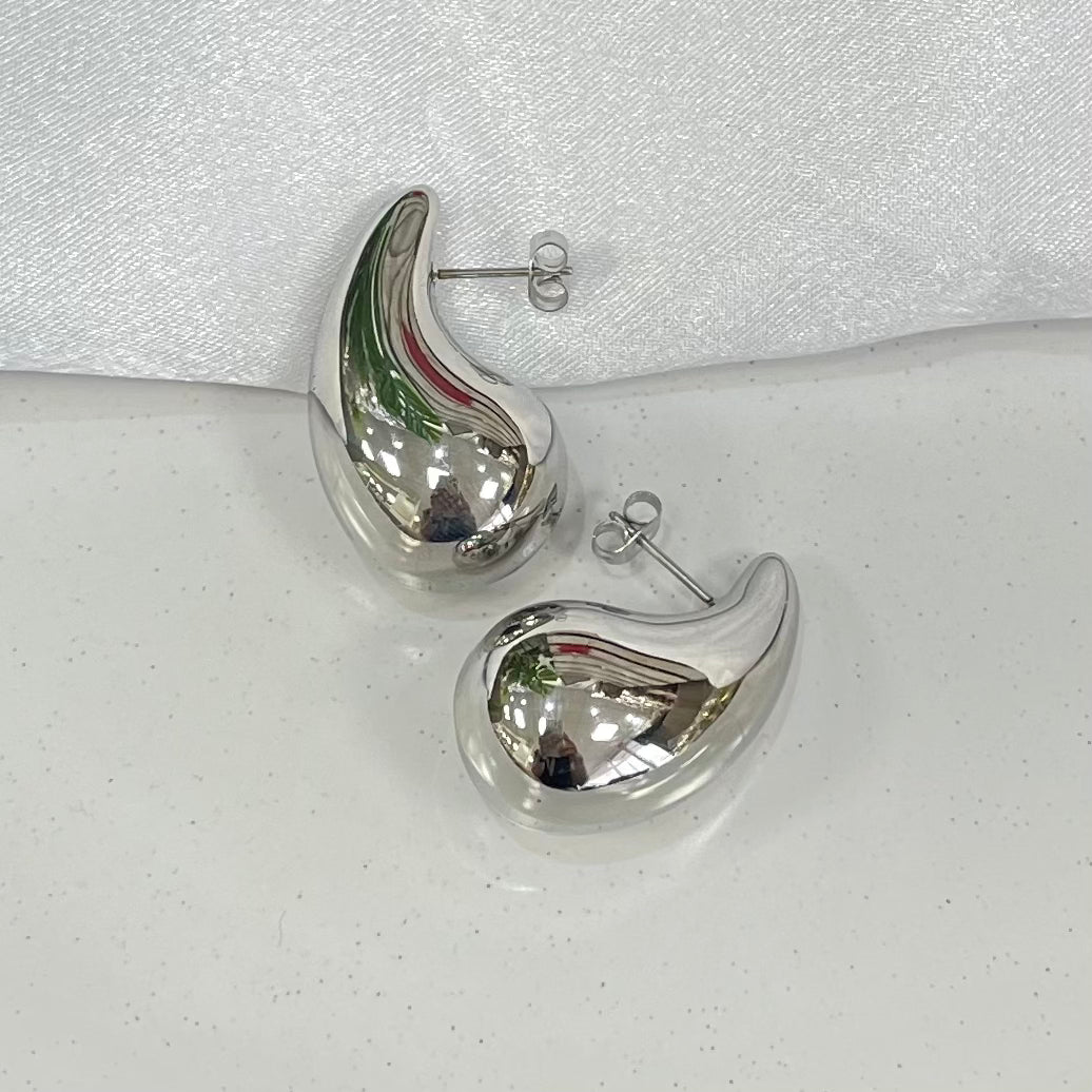 Full Drop Silver Earring